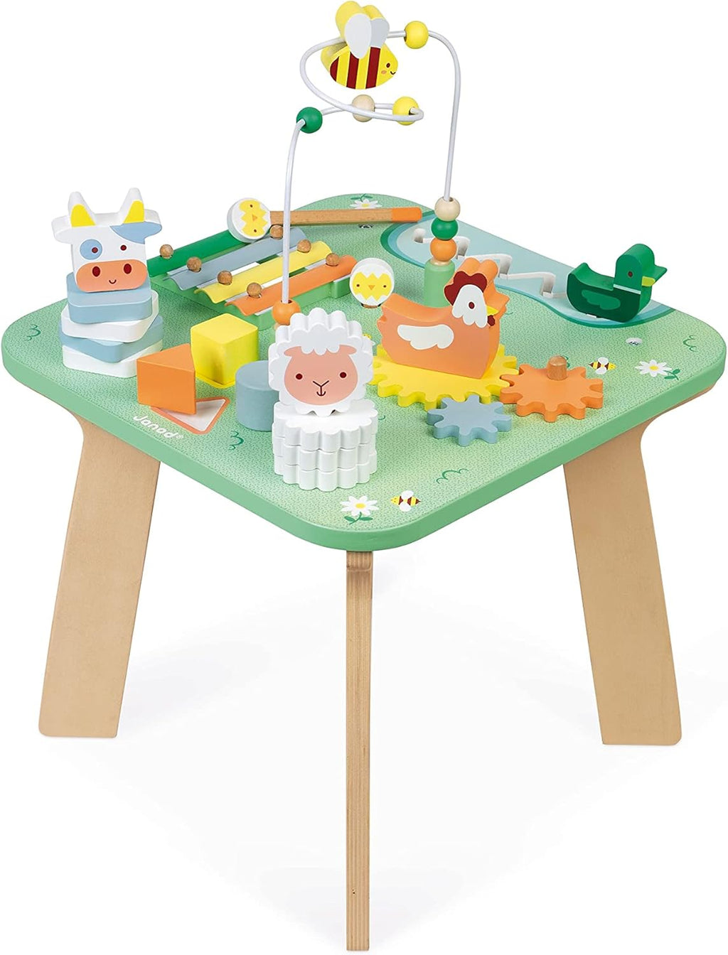 Tavolo attività in legno per bambini