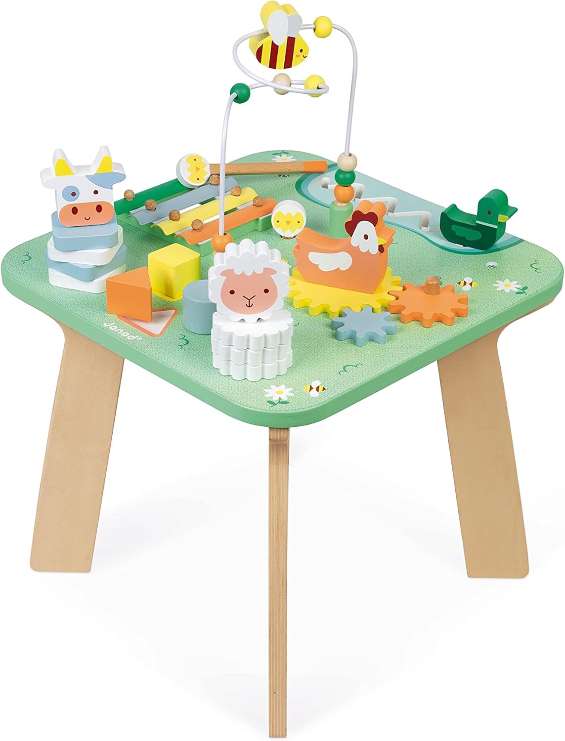 Tavolo attività in legno per bambini