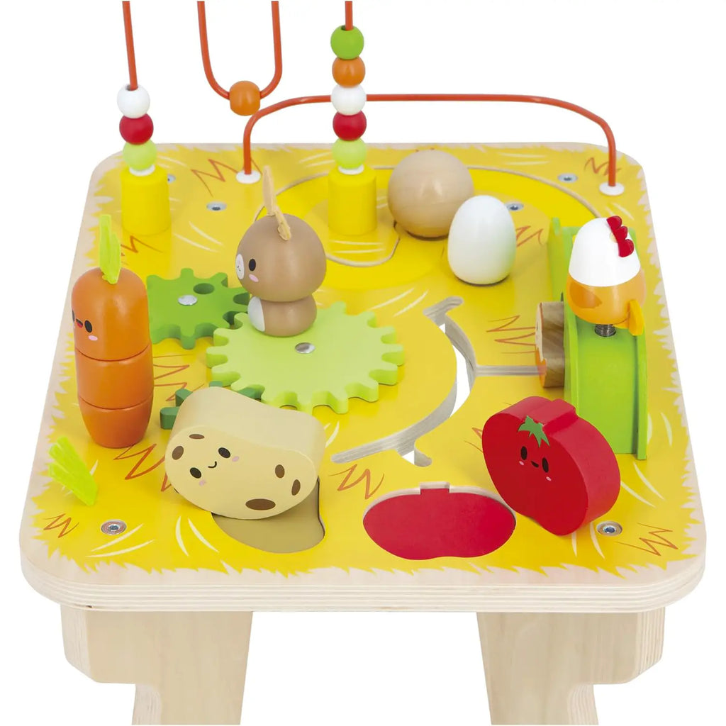 Tavolo attività in legno per bambini