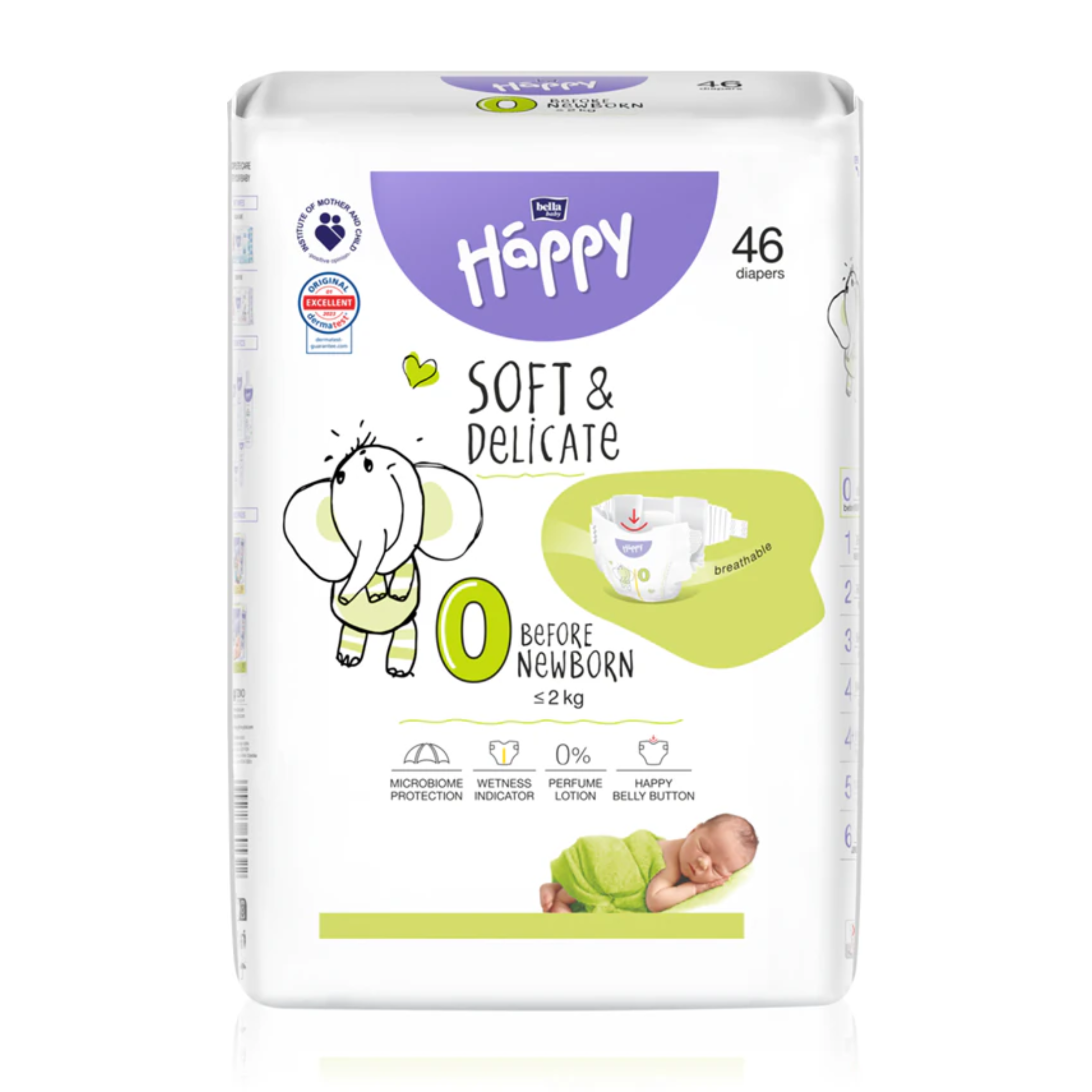 Pannolini Happy Ecologici con indicatore di umidità