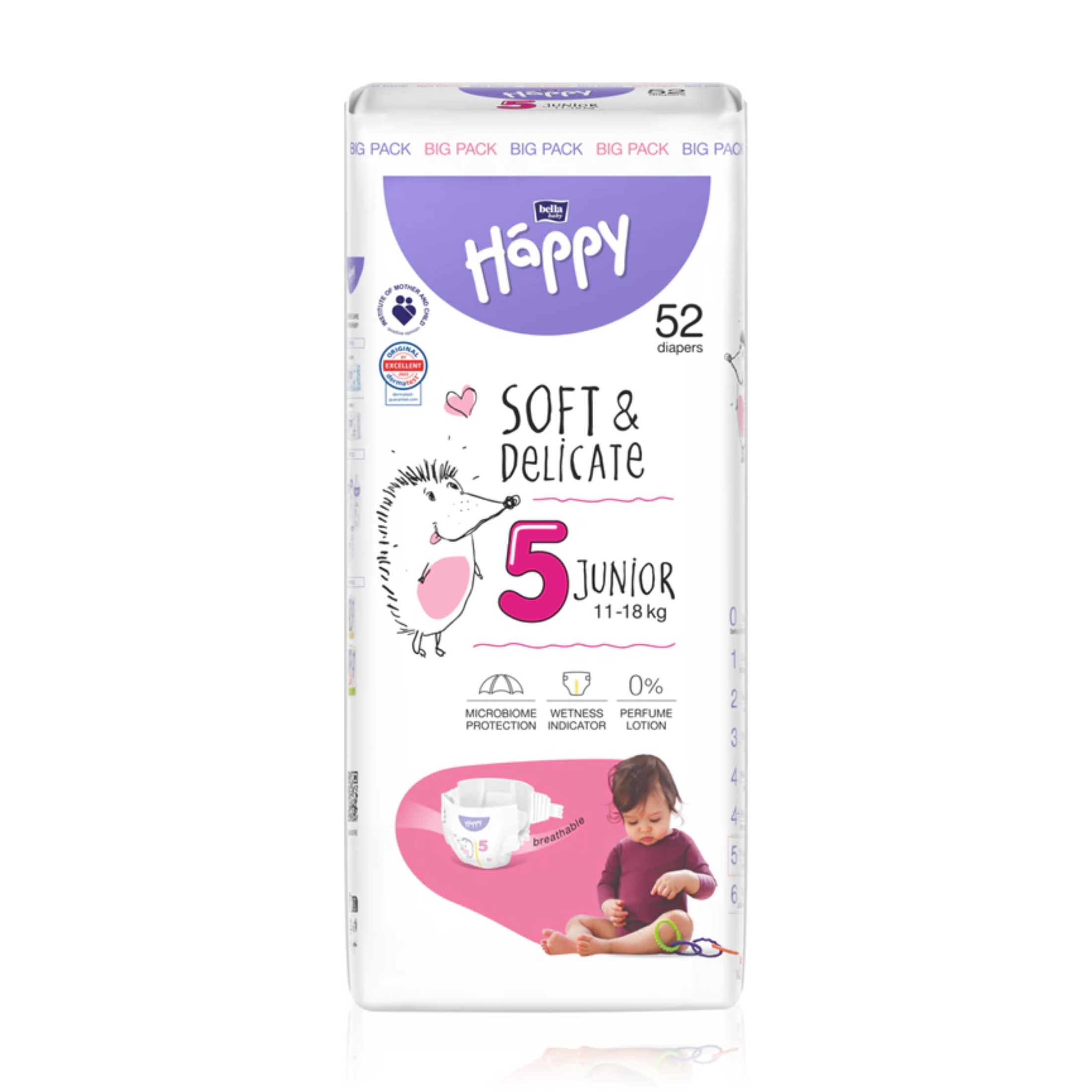 Pannolini Happy Ecologici con indicatore di umidità