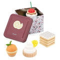 Cofanetto di pasticcini in legno per bambini